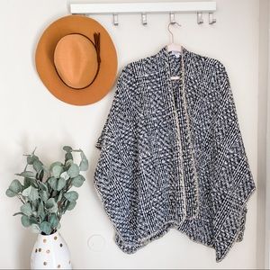 Summer & Rose Erica Sweater Wrap Poncho